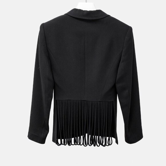 Lolita Lempicka Black Rhinestone Fringe Blazer - Picture 2 of 8